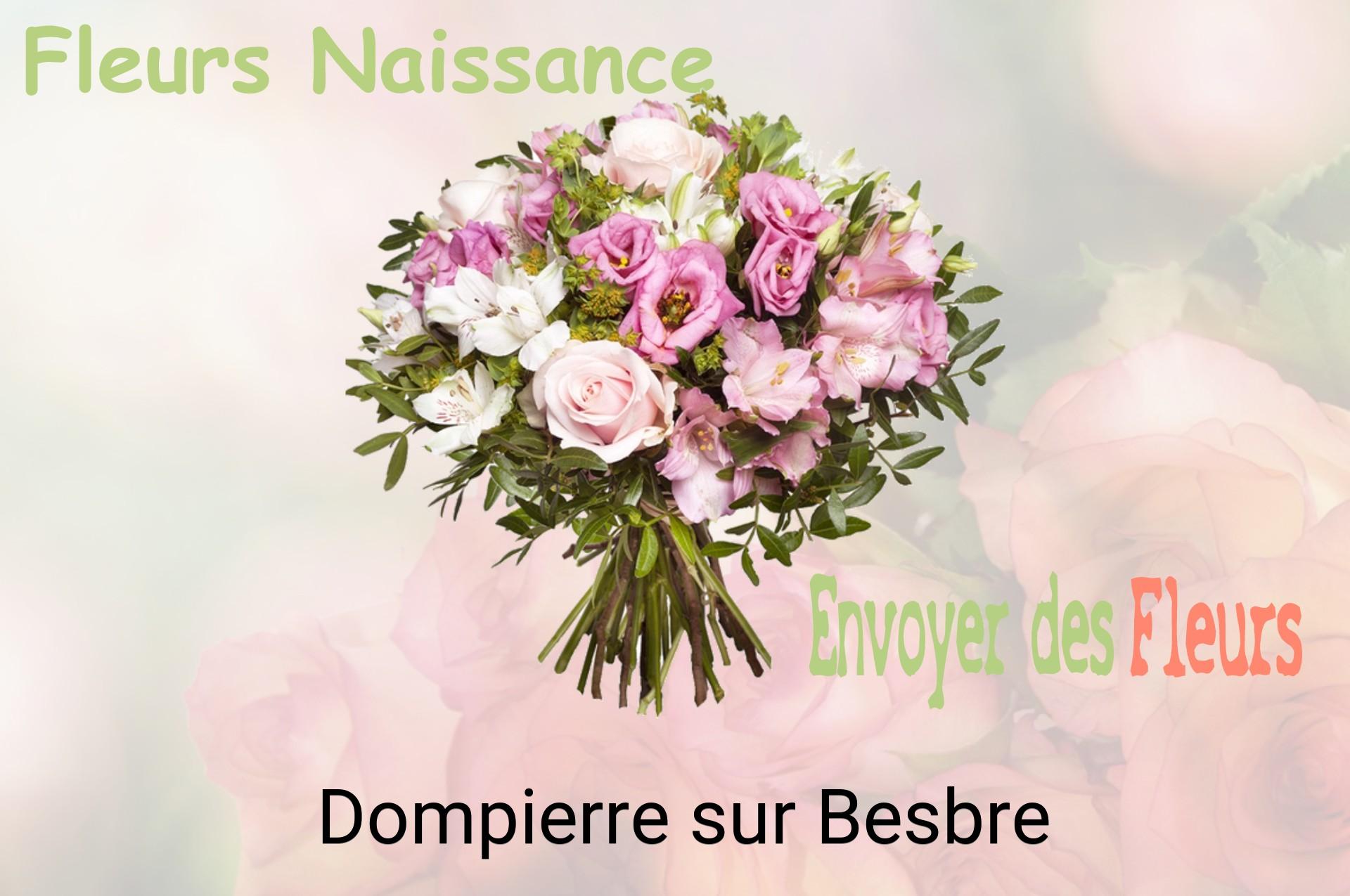 Bouquet de fleurs de naissance livré à Dompierre-sur-Besbre