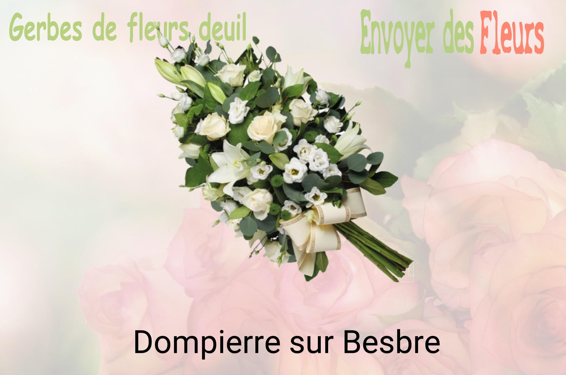 Gerbe de fleurs de deuil livrée à Dompierre-sur-Besbre
